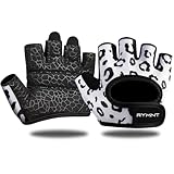 RYMNT Guantes de entrenamiento mínimos, guantes cortos para levantamiento de pesas, almohadillas de agarre con protección completa de la palma y agarre extra para hombres y mujeres, levantamiento de