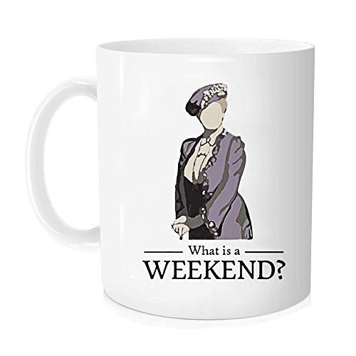 Tasse à café fantaisie « What is a Weekend ?
