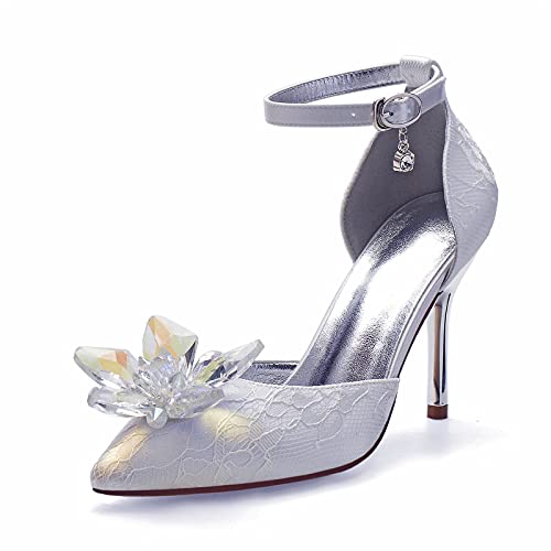 Chaussures de mariage femmes avec talon aiguille stable