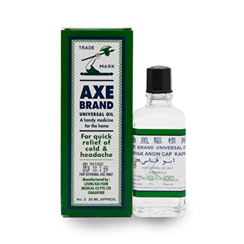 28ml, Axe Brand Universal Oil, producto natural, aceite esencial medicinal, abufas, alivio para dolores de cabeza, resfriados, congestión nasal, dolores articulares y musculares زيت ابو فاس