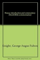 Hosea; introduction and commentary (Torch Bible commentaries) B0007ISIAY Book Cover