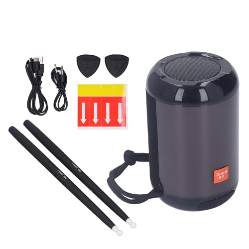 Horoper Virtual Drum Set Portable Professional Electric Drum Set with RGB Light for Beginners Kids Adults Gift