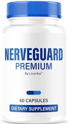 NerveGuard Premium - Original Nerve Guard Premium Pills Advanced Formula All Natural Supplement Support, NerveGuard Capsules Vitamins Advanced Health & Wellness, 60 Capsules for 1 Month