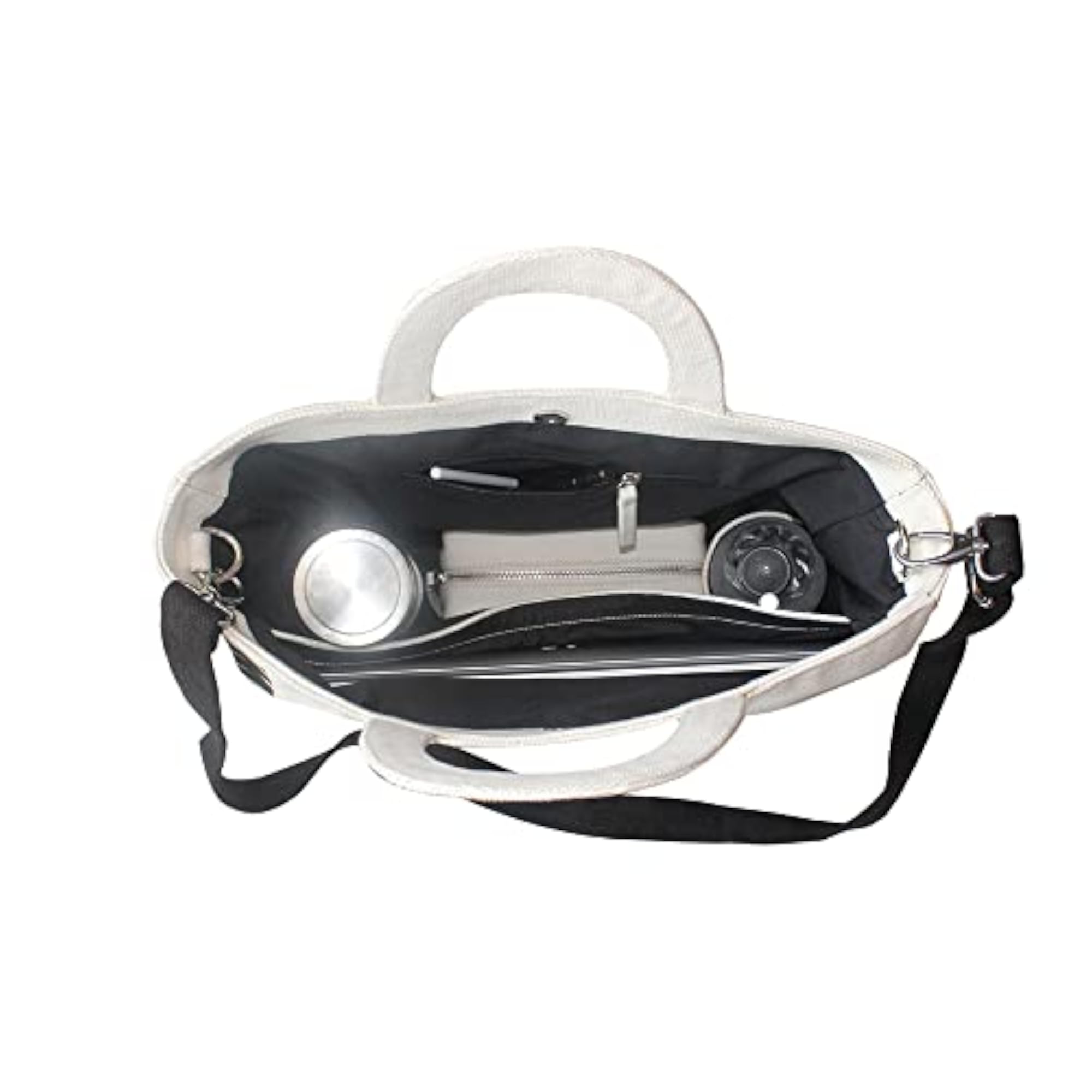 Co-Earth The Trumpet Tote in Cloud White