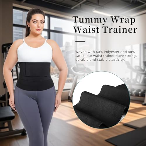 Waist Trainer for Women Plus Size 2025 Upgrade Adjust Stomach Bandage Band Long Torso Tummy Belly Body Shaper Waist Trimmer4