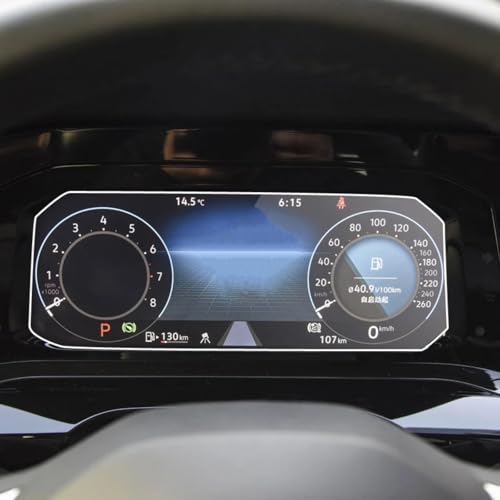 Écran verre trempé Golf 8 MK8 transparent haute définition pour tableau de bord GPS 2021