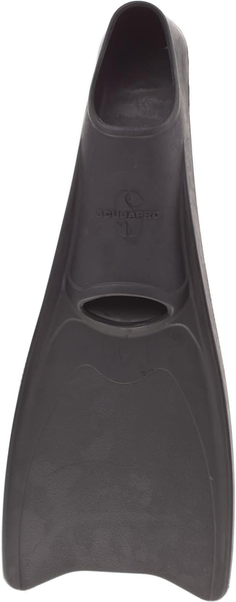 Snorkel Pro Rubber Full Foot Fins, Black - X-Large (11/13)