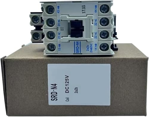Contacteur magnétique DC SRD-N4 à 4 pôles, commutation stable 125V pour moteurs