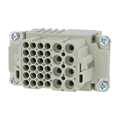 Adaptador hembra Han K de 24 pines para eliminar fallos por vibración industrial