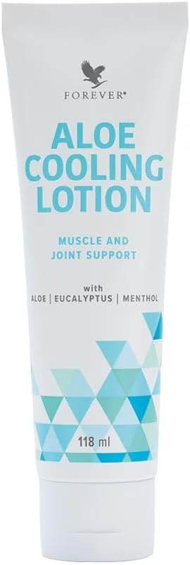 Forever Aloe Cooling Lotion with Eucalyptus and Menthol | Muscle and Joint Support
