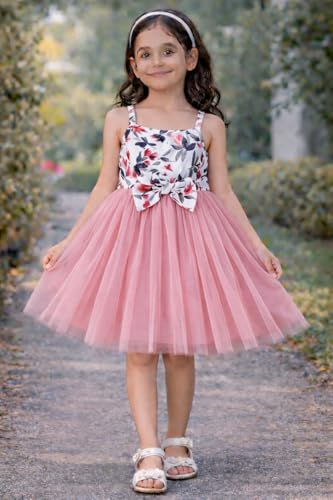 Image of Buy & Try Baby Girl's Modal Printed Frock Mini Length Short Frocks Dress.