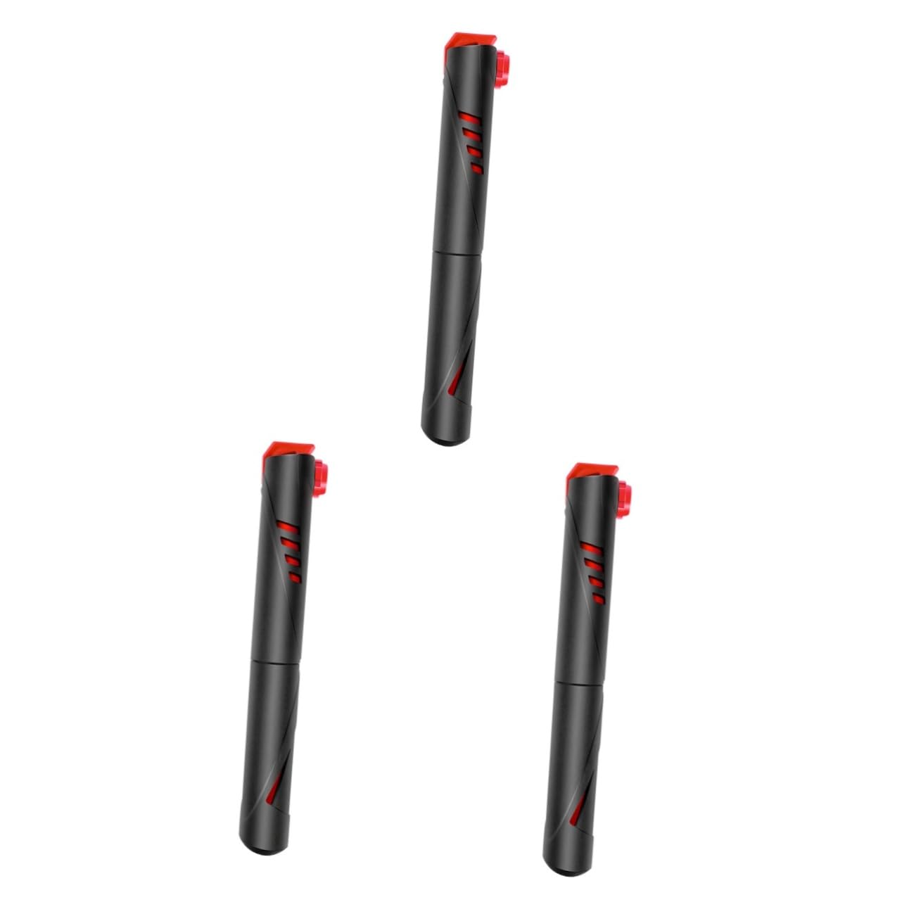 Abaodam 3 Sets Inflator Small Bike Air Pump Portable Mini Tire Pump Bike Pump Valve Hand Pump Bike Tire Floor Pump Aluminum Alloy Inner Tube