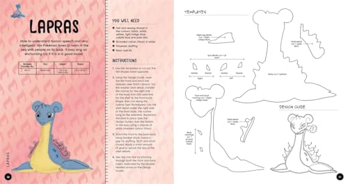 Stitch 50 Pokemon: Easy sewing patterns for adorable Pokemon felties - Image 3