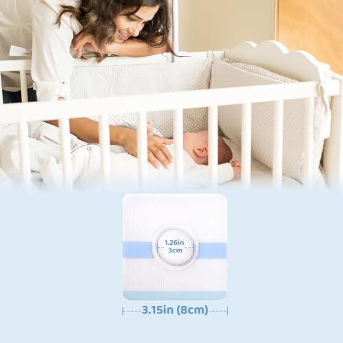 Baby Belly Navel Patches, Waterproof Cotton Pads for Baby Belly Button, Infant Umbilical Patch, Belly Button Patch for Baby Newborn, 8×8cm, 10 Pcs