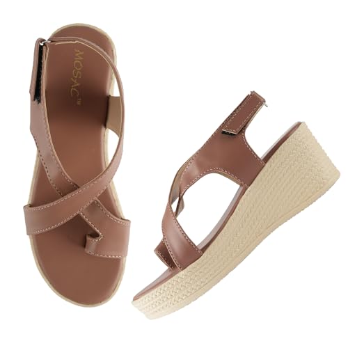 Image of MOSAC Women /Girl's Stylish Casual Comfortable Wedges Platform Heel Sandal FOR Women & Girls