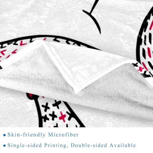 Couverture microfibre 150x200 cm plaid lit et canapé à motif poulets