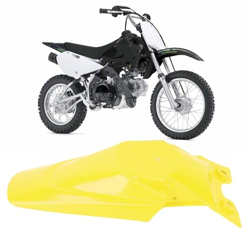 aqxreight Motorcycle Rear Mudguard Protector ABS Plastics Tail Mudguard Replacement for KLX 110 KX65 Motorcross Dirt Pit Bike DRZ110 RM65 (Yellow) by aqxreight - Image 4