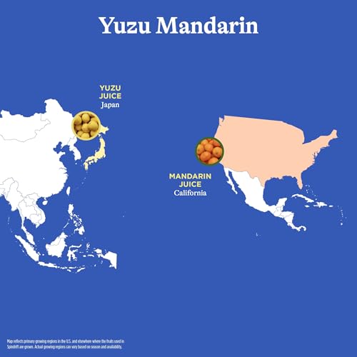 Image of Spindrift Sparkling Water, Yuzu Mandarin Flavored, Made with Real Squeezed Fruit, 12 Fl OZ Cans, Pack of 24 (Only 6 Calories per Can)