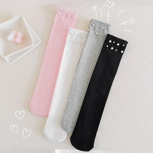 Over Knee Length Socks for Girls Soft and Breathable Long Stockings Solid Color for Daily Wear and Parties2
