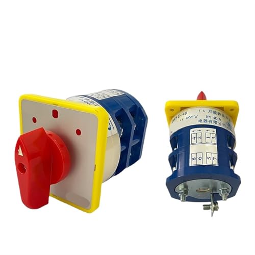 Interruptor de leva LW5 manual de 3 posiciones y 40A para control electrico industrial 1