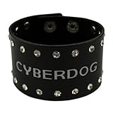 Cyberdog Nieten-Armband Crystal Stud Bracelet Black
