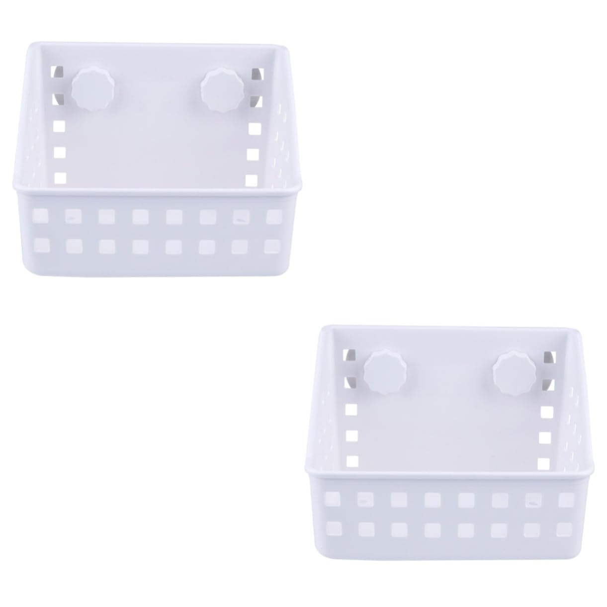 POPETPOP 2pezzi Mangiatoia Per Rack Per Conigli Cavia e Criceti Facile Installare Resistente Gabbie Piccole