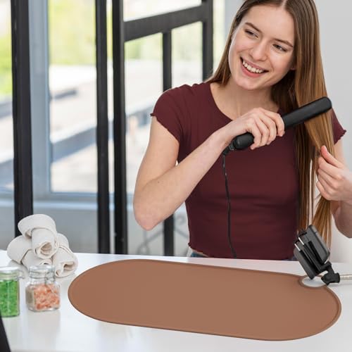 Tapete de silicona resistente al calor para maquillaje 19.6x9.8" miniatura 7