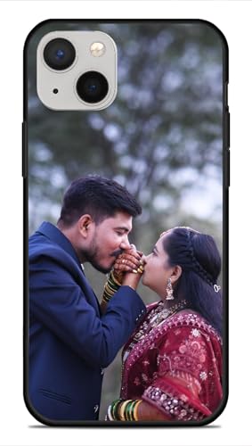 Image of NDCOM for Customised iPhone 15 Case | iPhone 15 Back Case | iPhone 15 Backcover | Protective Cover iPhone 15 | DIY Personalised Photo Design | Customized Gift Custom Text Name Printed Metal Case