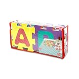 TRANSPORTABLE. El juego se losetas puzzle Foam Viene presentado en una bolsa transparente con cremallera que permite guardar y recoger este puzzle fácilmente y también transportarlo de un lugar a otro.