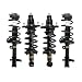 OREDY Front & Rear Full Set of 4PCS Driver & Passenger Side Complete Shock Strut Coil Springs Assembly Kit Compatible with Honda CR-V 2007 2008 2009 2010 2011