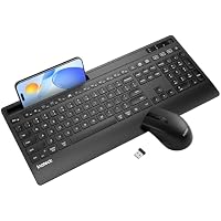 Inateck Full-Size Wireless Keyboard and Mouse Combo (3-Device)
