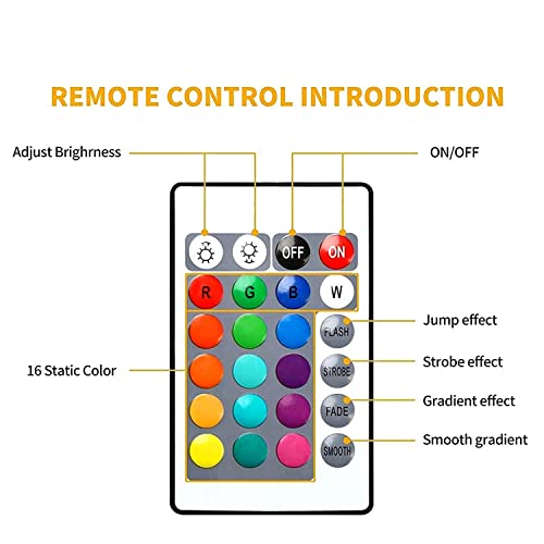 Image of One94Store Sunset Lamp Projector, 16 Colors Laser with Led Lights /Desk Lamp, Rainbow Night Light 360 Degree Rotation Romantic Sunlight with Remote for Photography /Vlog /Selfie (Plastic, Pack of 1)