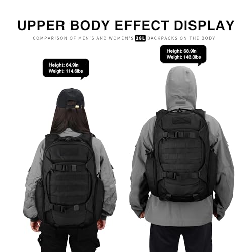 Foto von Mardingtop 28L Rucksack Taktischer Trekkingrucksacke Rucksäck Outdoor Wanderrucksäcke für Camping Wandern Reisen