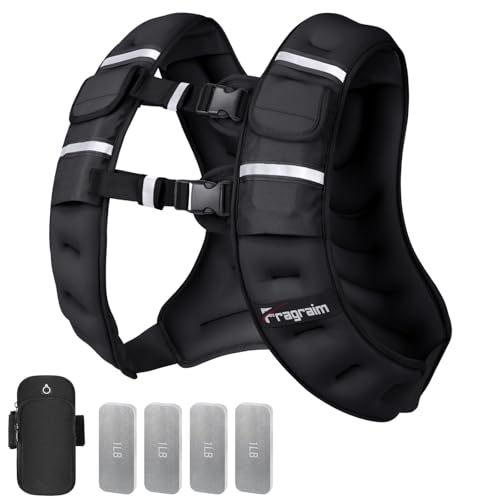 Fragrain Adjustable 8-12lb Weighted Vest