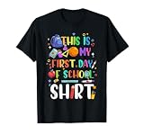 This Is My First Day Of School Boys Girls Kid Back To School T-Shirt