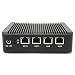 Firewall micro appliance with 4x Gigabit Intel LAN Ports with 4GB RAM / 8GB mSATA