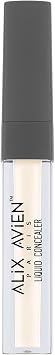 ALIX AVIEN Liquid Under Eye Closer - Light Skin Neutral Skin Undertones - Liquid Concealer 101 Light Ivory