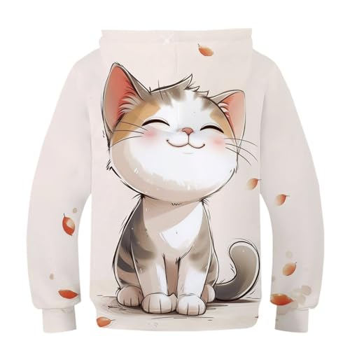 Sweat chat 3D garçon idée cadeau d'anniversaire originale pour ado 12-14 ans - 2