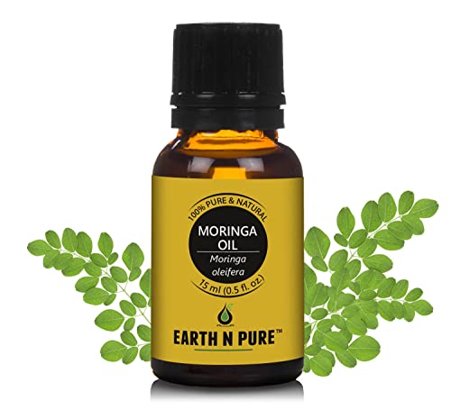 Image of Earth N Pure Moringa Oil Cold Pressed, Natural and Therapeutic Grade 15 ml