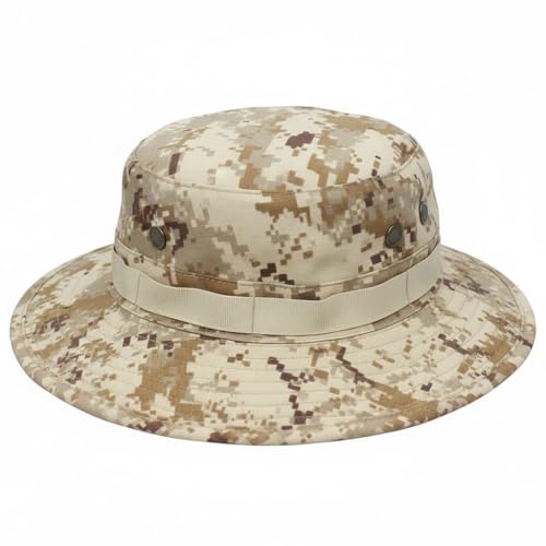 Image of Sun Hats for Men Women Bucket Hat UPF 50+ Boonie Hat Foldable UV Protection Hiking Beach Fishing Summer Safari