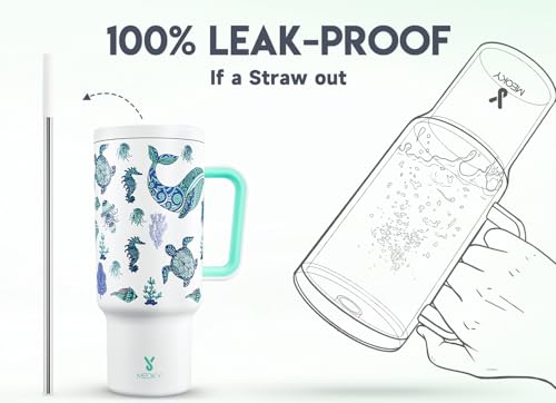 Vaso Meoky de 40 oz que brilla en la oscuridad con 30% de descuento