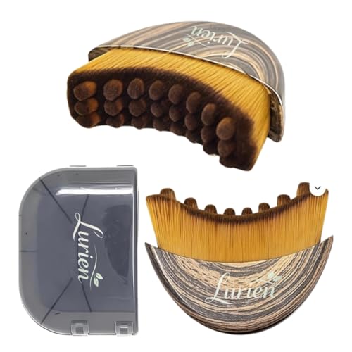 LURIEN CARE - Escova Facial para Drenagem Massageador de Contorno, Estimula Circulação, Reduz Inchaço e Modela Queixo e Mandíbula – Design Ergonômico, Cerdas Ultra Macias