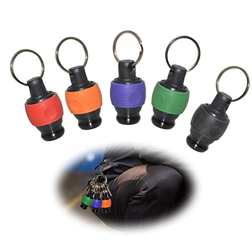 5 Pieces 1/4 Inch Ball Grip Carrying Bit Holder With Keychain Ring And A Black Carabiner,Screwdriver Bit Holders, Aluminum Quick-Change Screwdriver Bits Holder Organizer Tool For 1/4" Screws, Drivers #TOP6