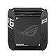 ASUS ROG Rapture GT6 AX10000 1er Pack Tri-Band Gaming Mesh WiFi System kombinierbarer Router (Tethering als 4G und 5G Router-Ersatz, WiFi 6, bis zu 270qm Abdeckung, 2,5G Port, 160 MHz-Kanäle) schwarz