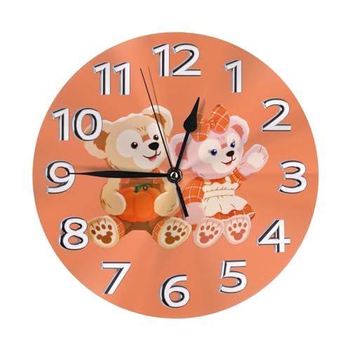 �_�b�t�B�[�t�����Y �Ǌ|�����v �E�H�[���N���b�N �u�����v ���a25cm �C���e���A �ǂ������v �A�i���O �É� �A���b�j Wall Clock �d�r�� �x�b�h���[�� �u���|�����p ���₷�� �f�X�N�g�b�v�N���b�N ���b�s���O