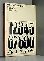 Macro-economic theory: A mathematical treatment 0333041127 Book Cover