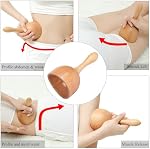 Outils de massage en bois 5-en-1 kit de drainage lymphatique Maderoterapia, outils de sculpture corporelle pour soulager la douleur musculaire, anti-cellulite, contour et modelage du corps