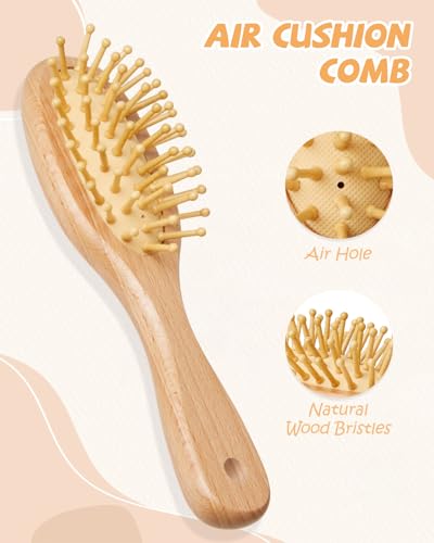 Lictin Baby Hair Brush and Comb Set: 4-Piece Essentials for Newborns and Toddlers
