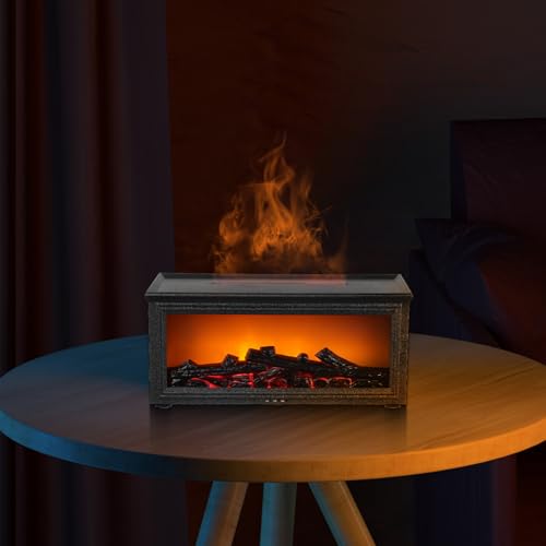Difusor aromático eléctrico Housoutil simulador llama miniatura 5