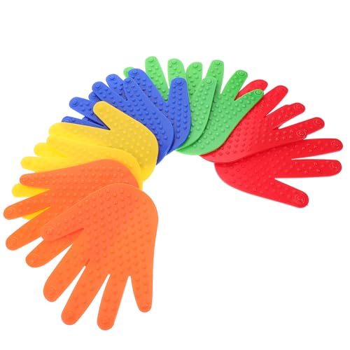 Marqueurs de Tapis de Classe en Forme de Main en PVC Antidérapant pour Coordination Enfant